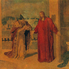 Nicodemus and Jesus by Alexander Andreyevich Ivanov circa 1850.  Photo courtesy Wikimedia Commons (http://bit.ly/ZqpaUz)